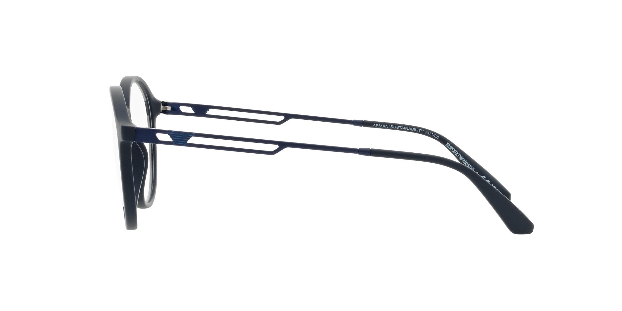 Das Bild zeigt die Korrektionsbrille EA3225 5088 von der Marke Emporio Armani in Blau.