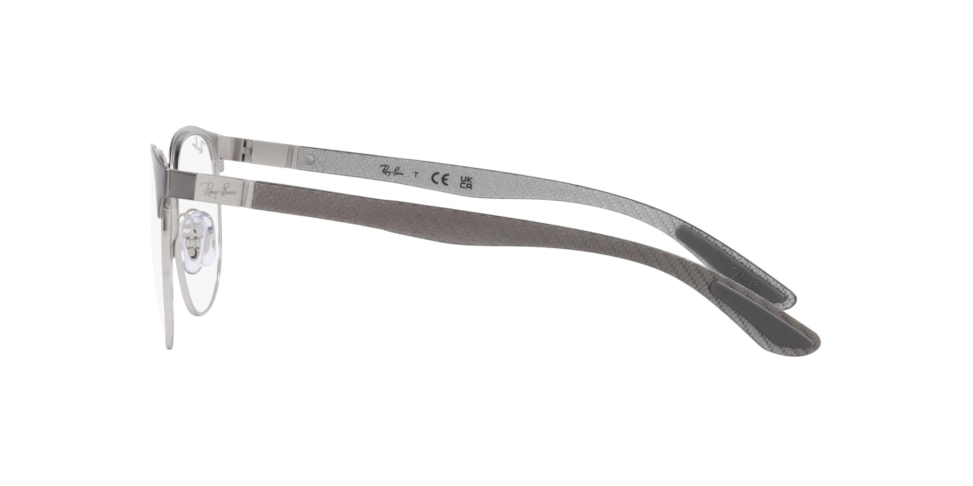Das Bild zeigt die Korrektionsbrille RX8422 3125 von der Marke Ray Ban in grau.