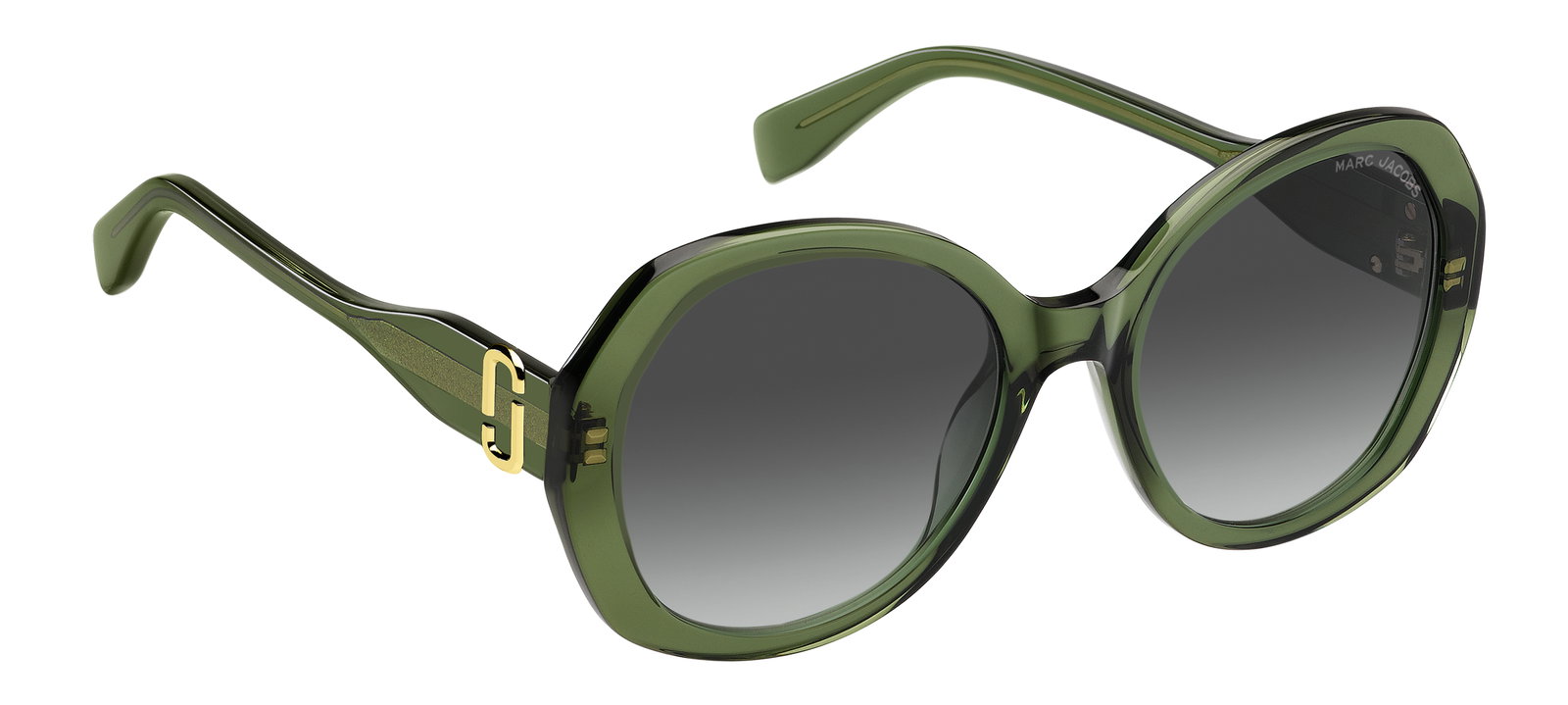 Das Bild zeigt die Sonnenbrille Marc 763/S 1Ed von der Marke Marc Jacobs in Grün.
