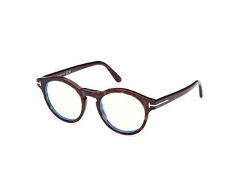 Das Bild zeigt die Korrektionsbrille FT5887-B 052 von der Marke Tom Ford in braun.