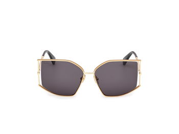 Das Bild zeigt die Sonnenbrille MM0142 von der Marke Max Mara in Gold.