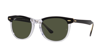 Eagleeye Ray Ban Sonnenbrille in Schwarz/Transparent RB2398 129431 56