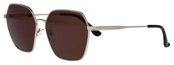 Das Bild zeigt die Sonnenbrille 150832 von der Marke Abele Optik in Gold.