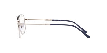 Das Bild zeigt die Korrektionsbrille RX6496 2501 von der Marke Ray Ban in Silber.