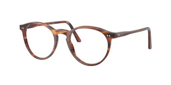 Das Bild zeigt die Korrektionsbrille 2083 von der Marke Polo in Havana