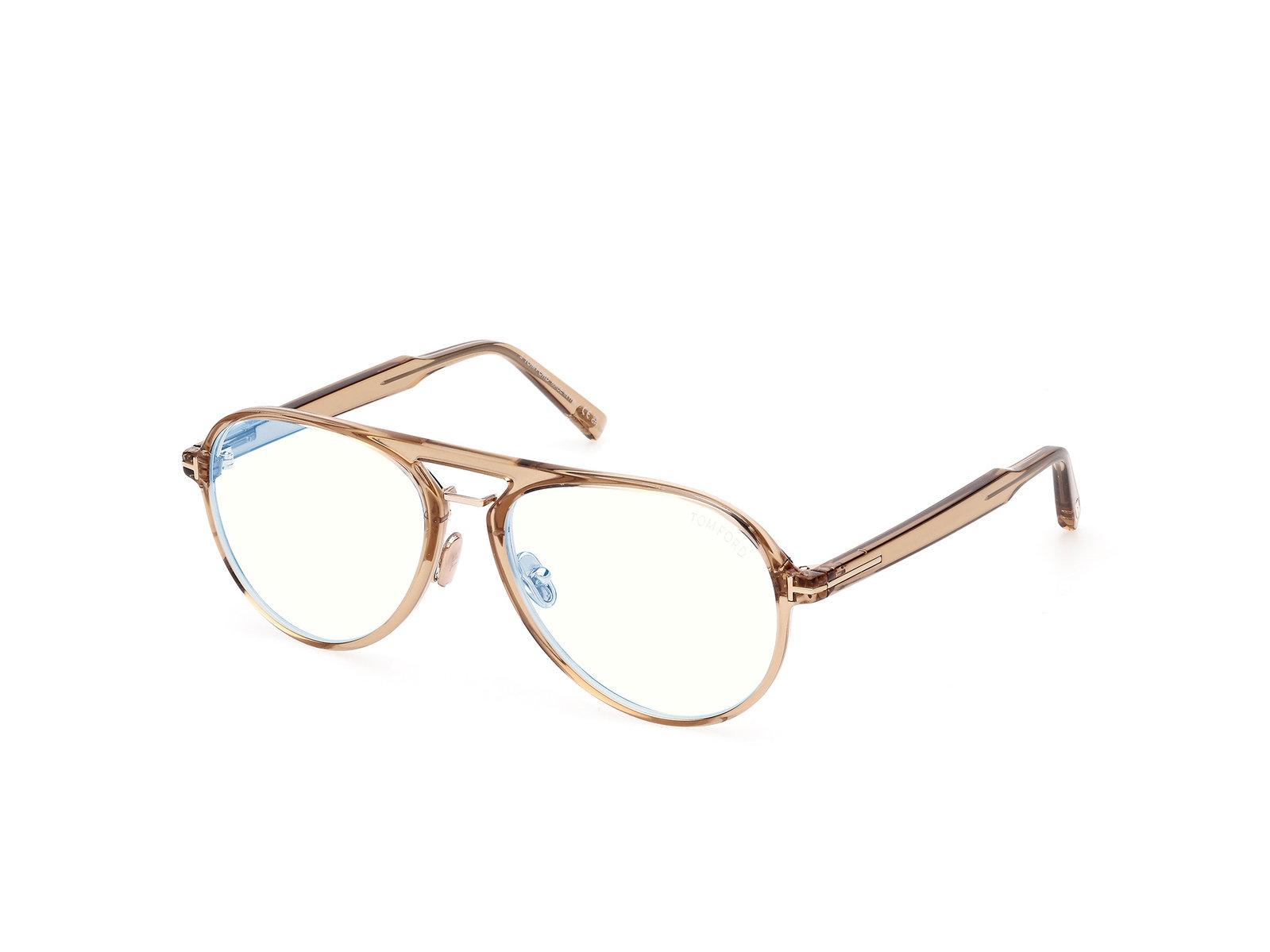 Das Bild zeigt die Korrektionsbrille FT5981 093 von der Marke Tom Ford in Grün.