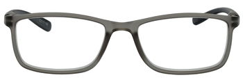 Das Bild zeigt die Fertiglesebrille 07031 von der Marke Abele Optik in Grau Transparent.