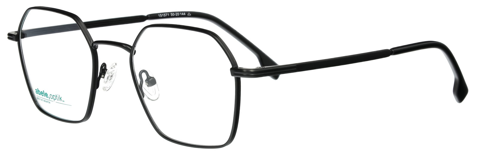 abele optik Metallfassung für Damen in Schwarz matt 151571
