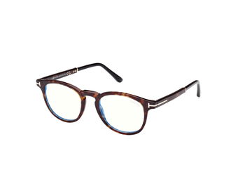 Das Bild zeigt die Korrektionsbrille FT5891-B 056 von der Marke Tom Ford in havanna.