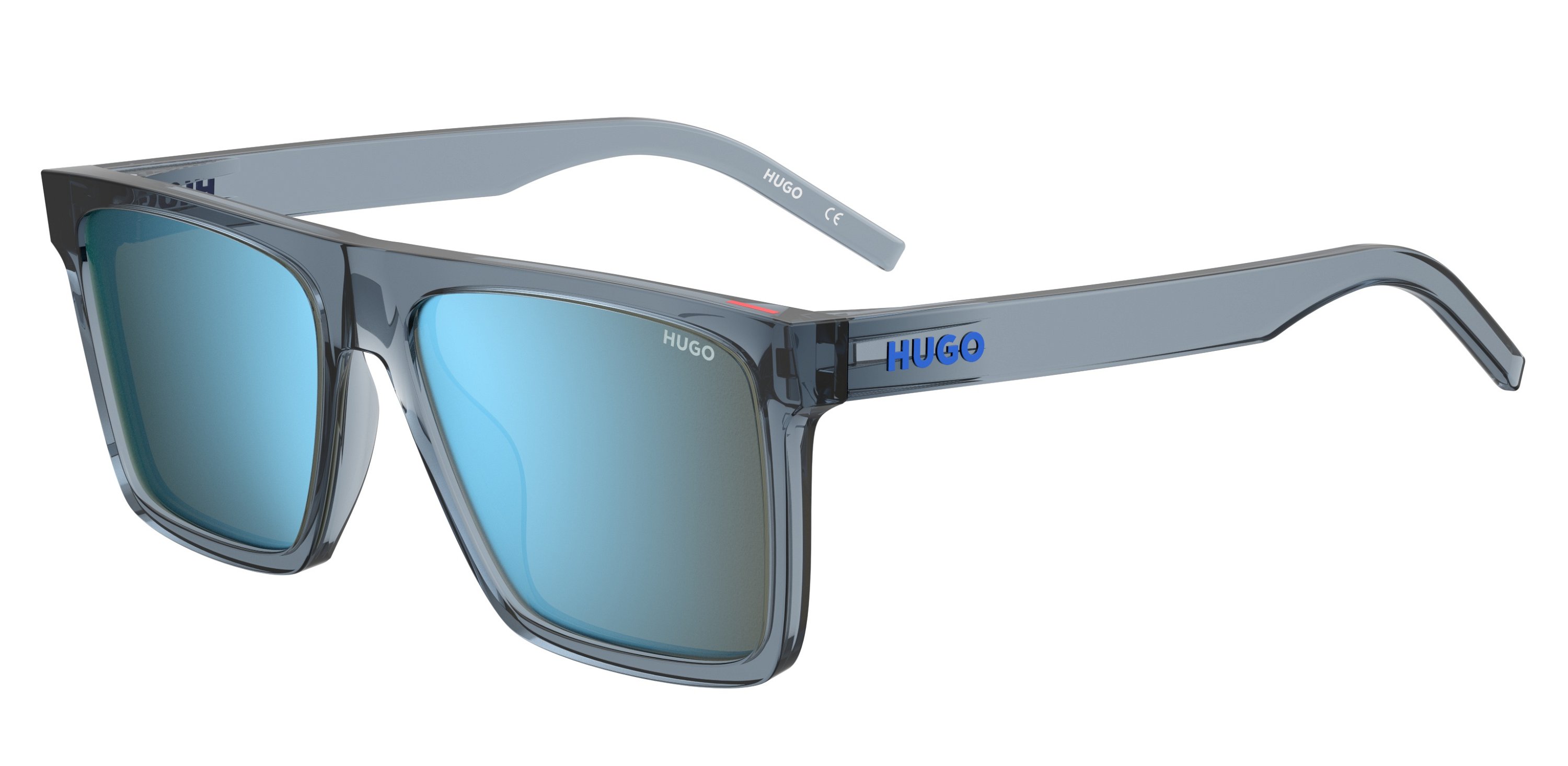 Das Bild zeigt die Sonnenbrille HG1069/S PJP von der Marke Hugo in blau.