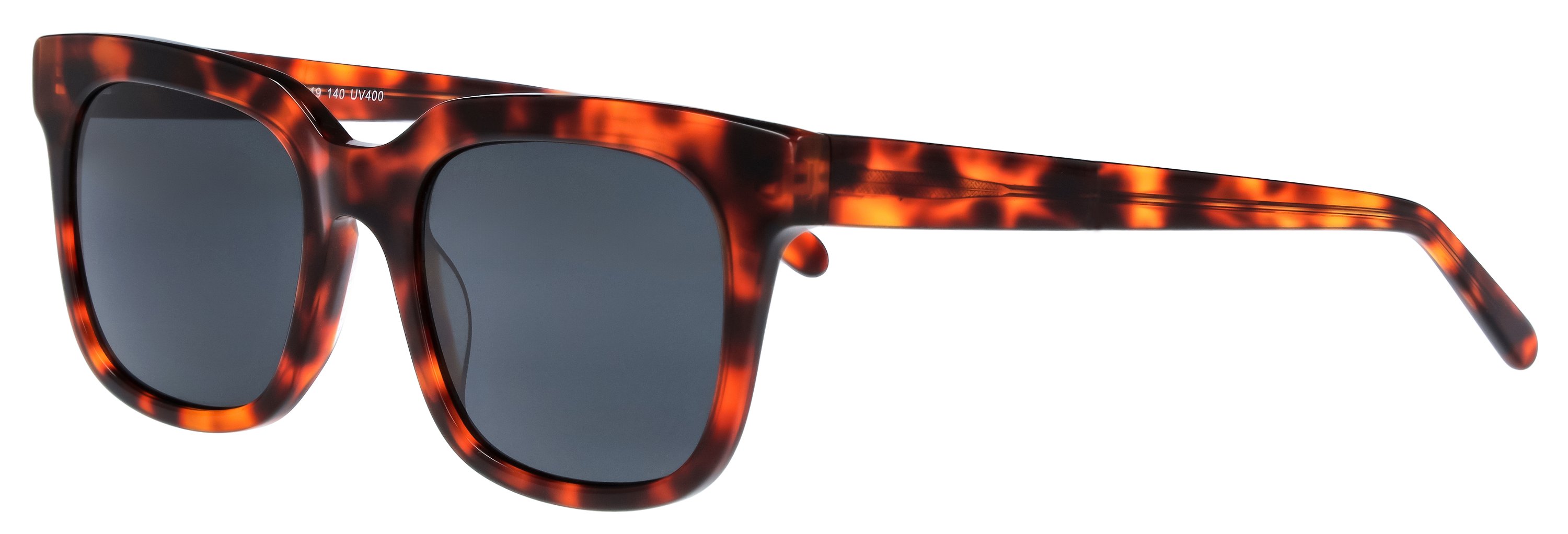 Das Bild zeigt die Sonnenbrille 141181 von der Marke Abele Optik in braun-orange havanna.