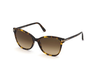 Das Bild zeigt die Sonnenbrille FT0844 52F von der Marke Tom Ford in havanna.