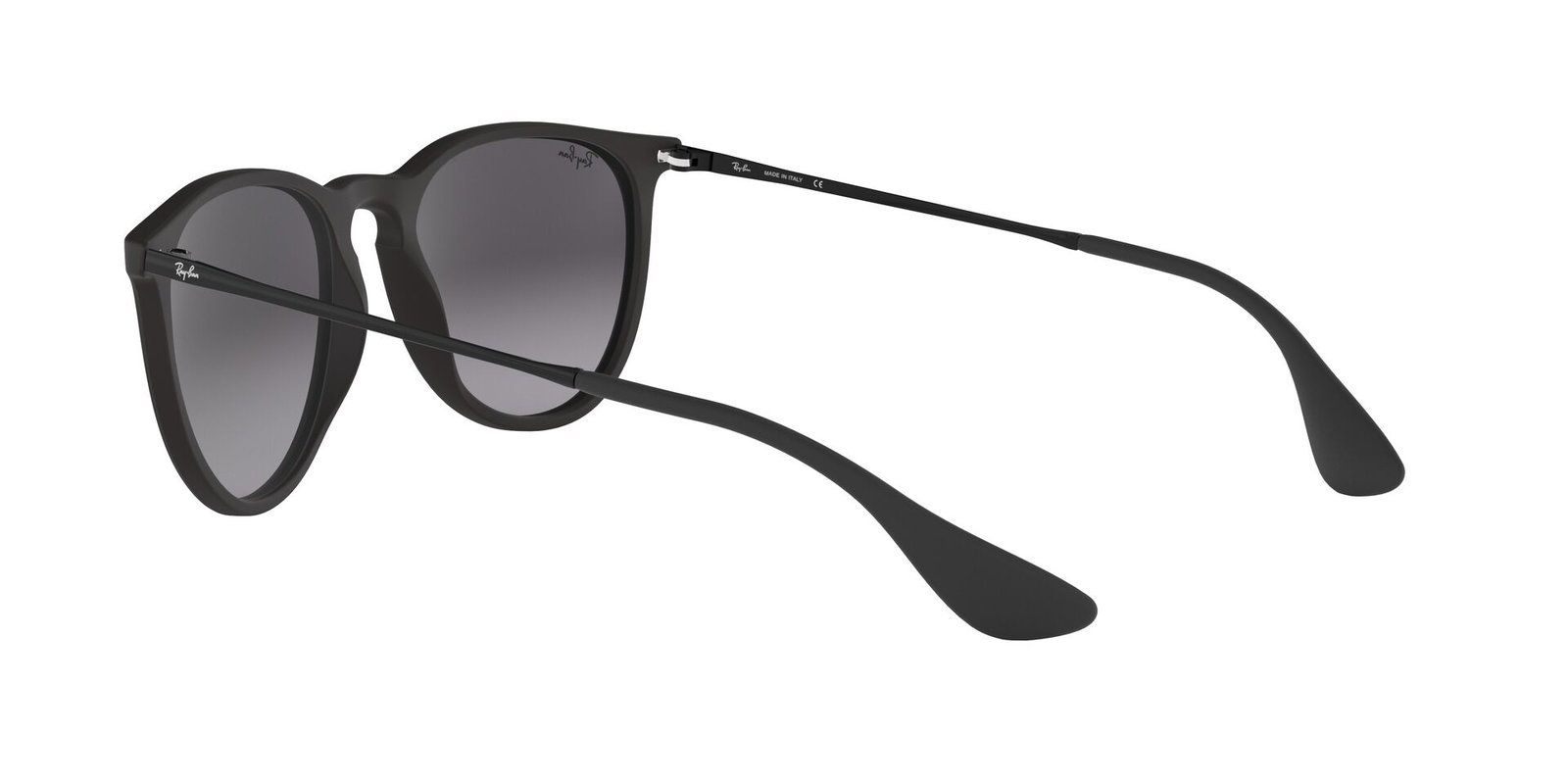 Das Bild zeigt die Sonnenbrille ERIKA RB4171 622/8G von der Marke Ray-Ban in schwarz seitlich von hinten.