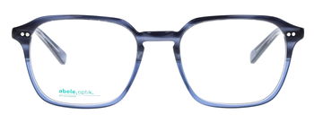 Das Bild zeigt die Korrektionsbrille 148531 von der Marke Abele Optik in grau-blau.