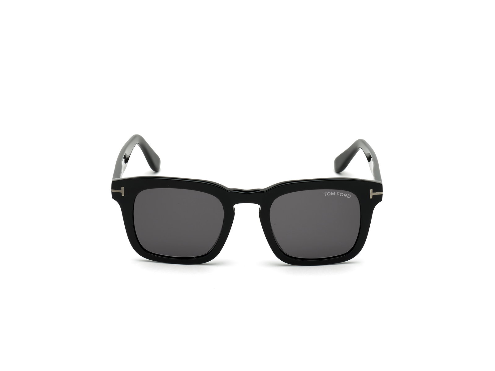 Das Bild zeigt die Sonnenbrille DAX FT0751 von der Marke Tom Ford in  schwarz frontal