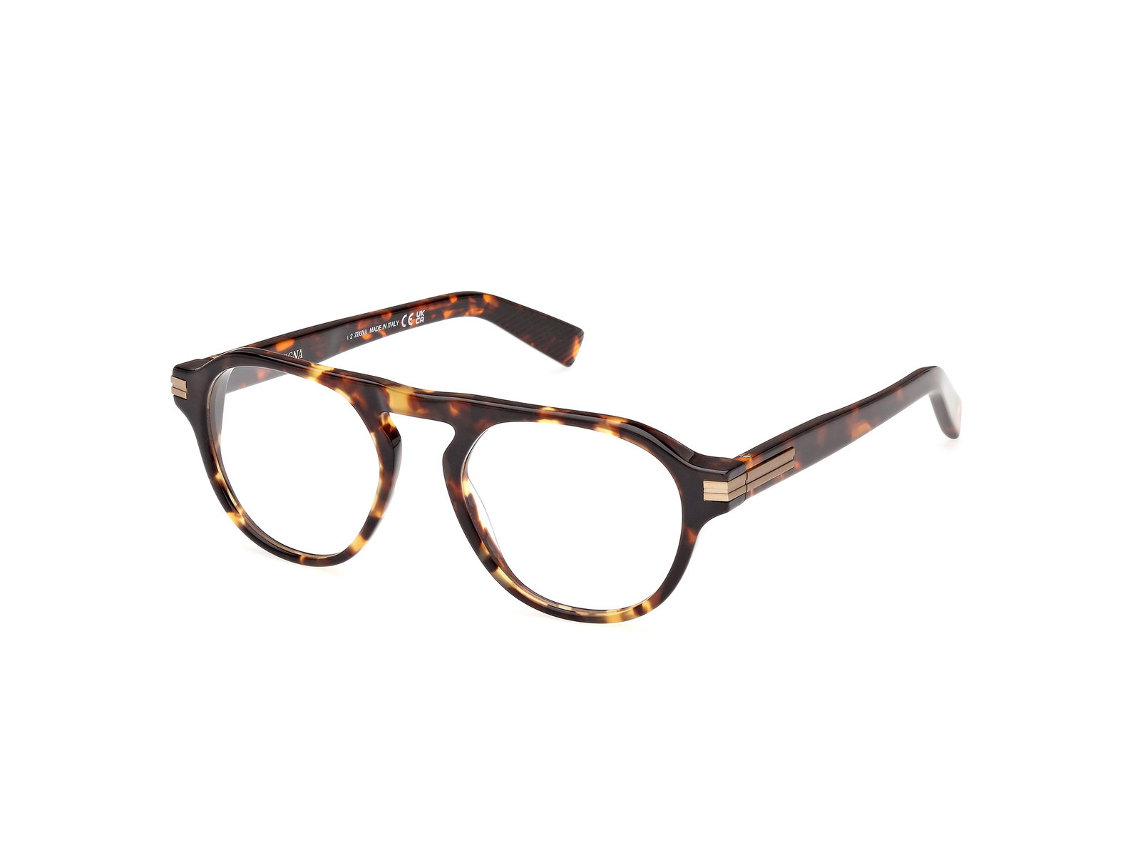 Ermenegildo Zegna Brille in Bunt Havanna EZ5281 055 51
