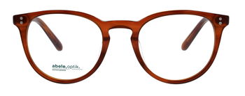 Das Bild zeigt die Korrektionsbrille 148711 von der Marke Abele Optik in rot-braun.