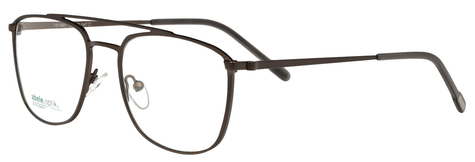 abele optik Brille für Herren 151361 in Mattbraun 