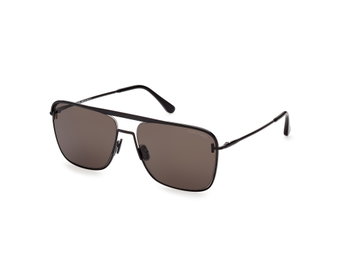 Das Bild zeigt die Sonnenbrille Nolan FT0925 von der Marke Tom Ford in schwarz