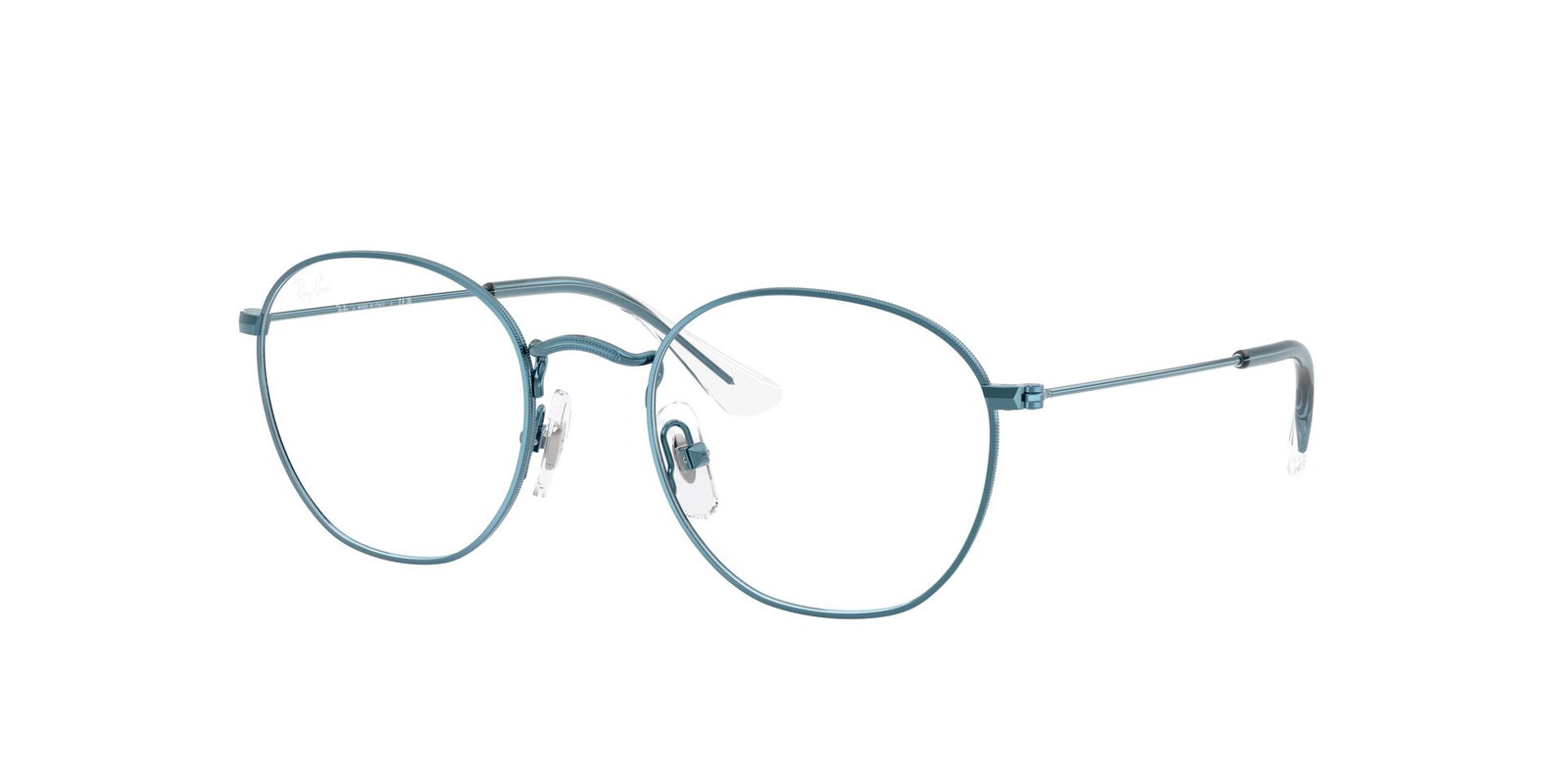 zu sehen ist die Korrektionsbrille RB9572V von Ray Ban für Kinder in der Farbe Blau.