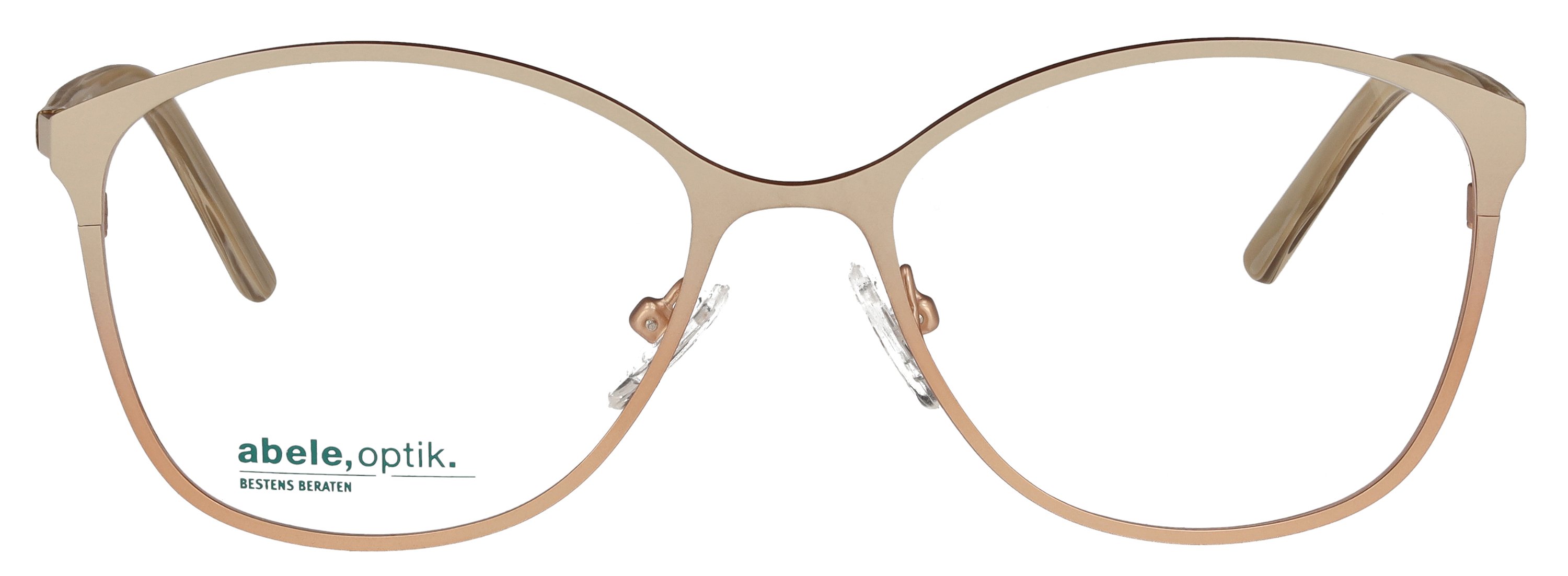 abele optik Brille für Damen in beige / rosé 148461