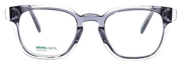 Das Bild zeigt die Brille 149241 von der Marke Abele Optik in dunkelgrau transparent.