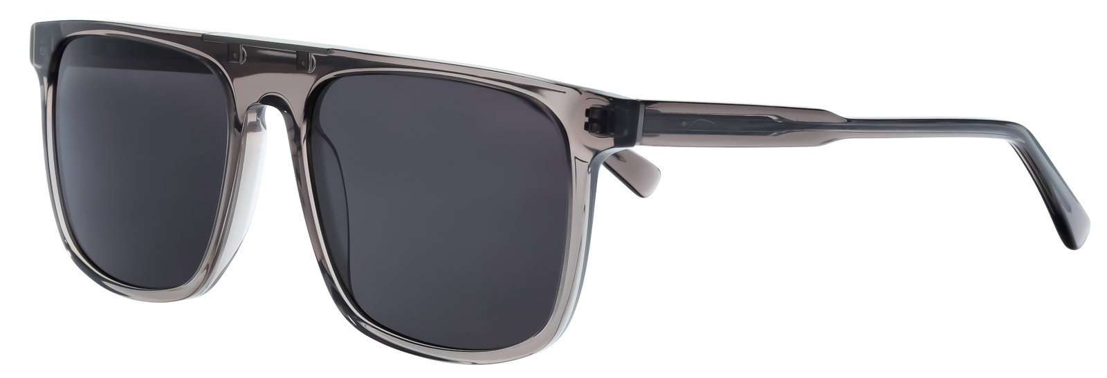 abele optik Sonnenbrille für Herren in dunkelgrau transparent 722522