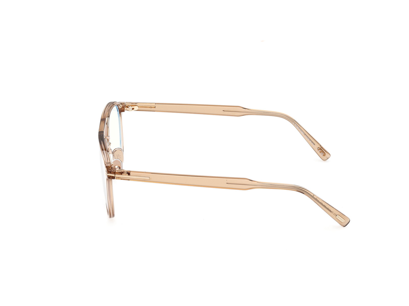 Das Bild zeigt die Korrektionsbrille FT5982 045 von der Marke Tom Ford in Hellbraun.