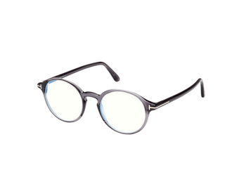 Das Bild zeigt die Korrektionsbrille FT5867-B 020 von der Marke Tom Ford in grau.