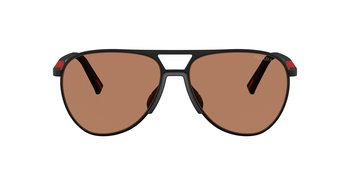 Auf diesem Bild sehen Sie die Sonnenbrille 0PR 53ZS in der Farbe Schwarz.