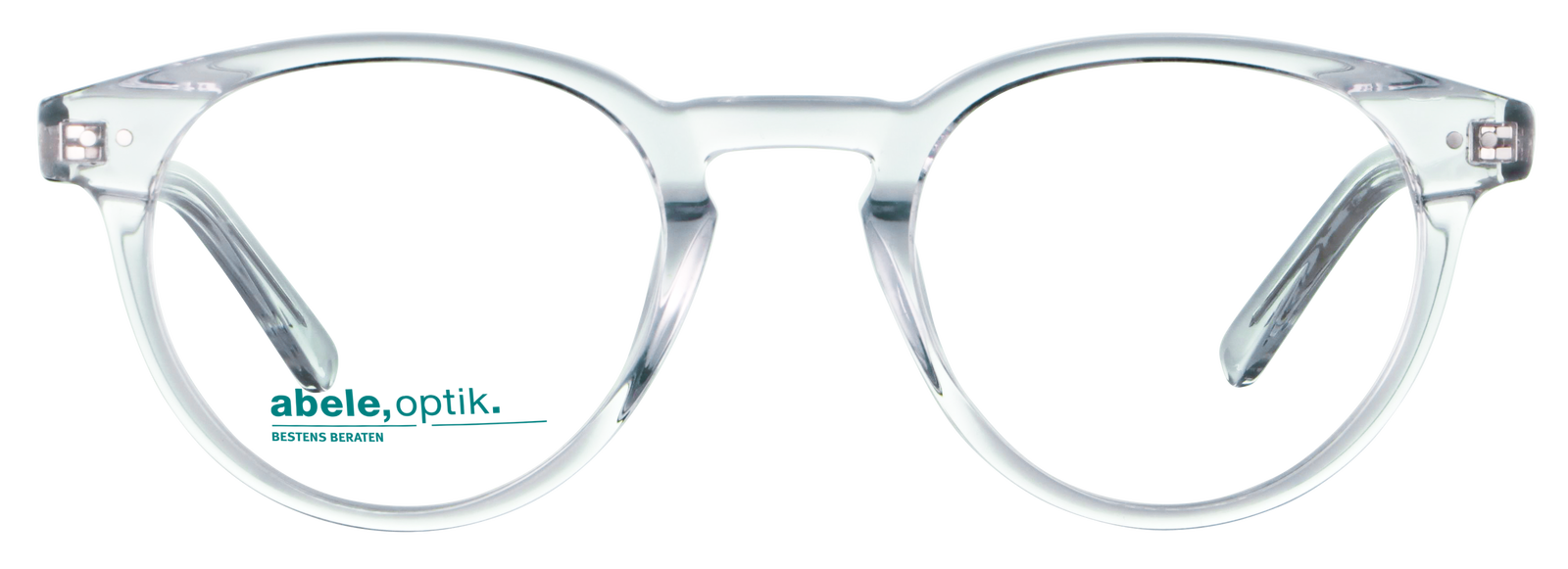 Das Bild zeigt die Korrektionsbrille 143231 von der Marke Abele Optik in transparent.