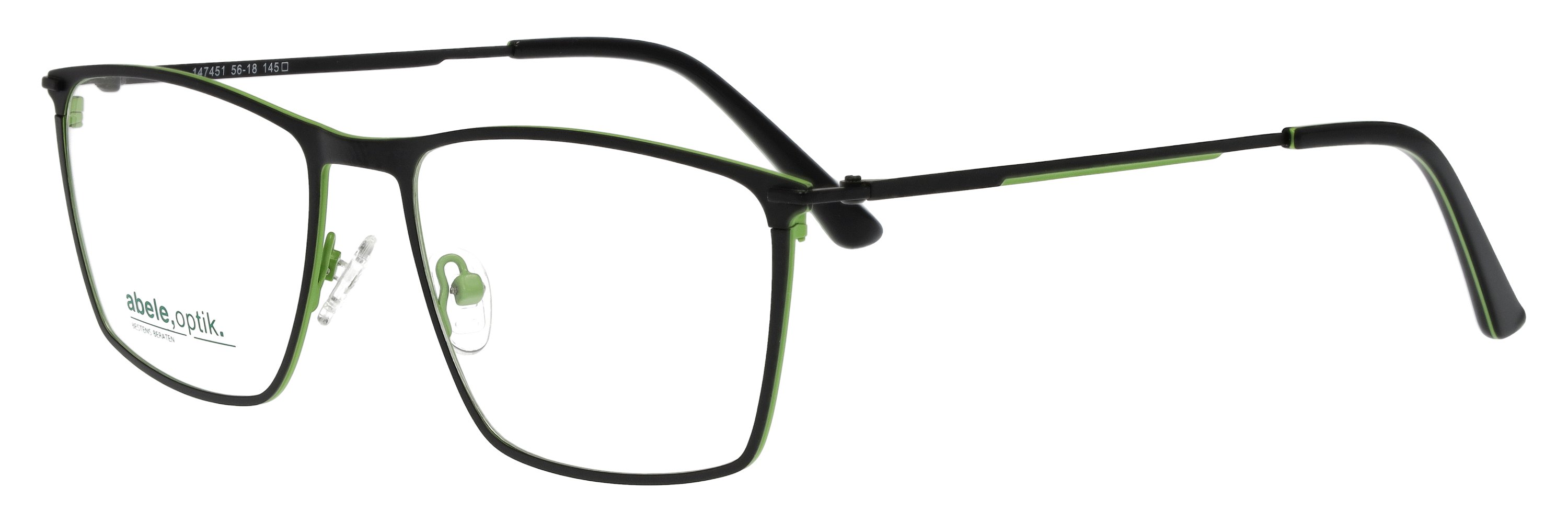 abele optik Brille für Herren in schwarz matt 147451