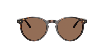 Das Bild zeigt die Polo Ralph Lauren Sonnenbrille PH4236 in glänzendem Dukelhavana von vorne.