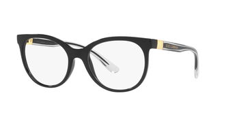 Das Bild zeigt die Korrektionsbrille DG5084 501 von der Marke D&G in schwarz.