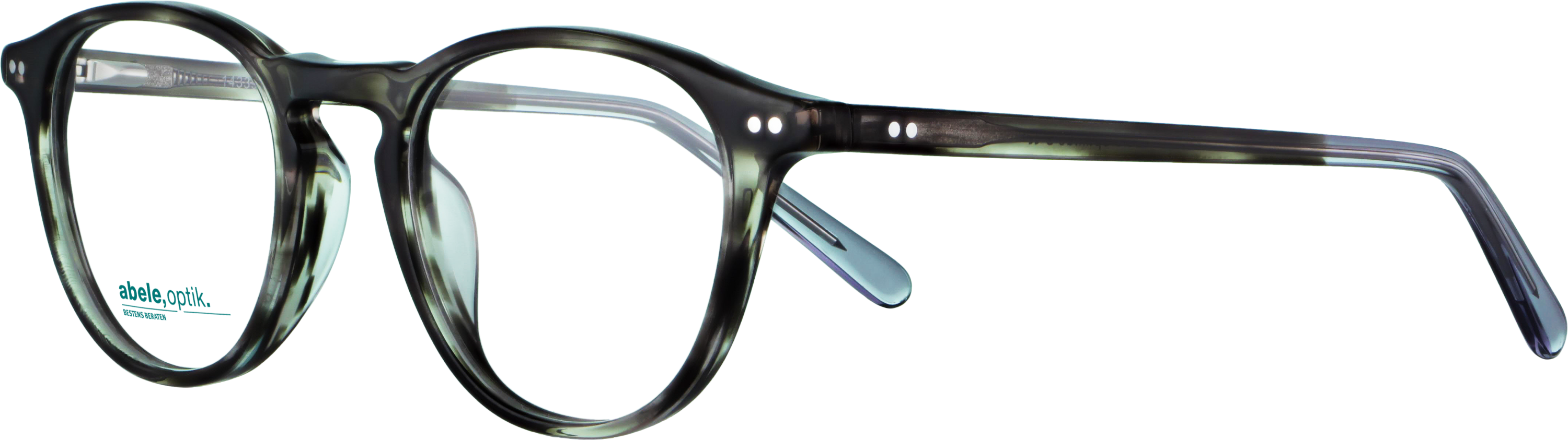 Das Bild zeigt die Korrektionsbrille 143391 von der Marke Abele Optik in grau - schwarz.