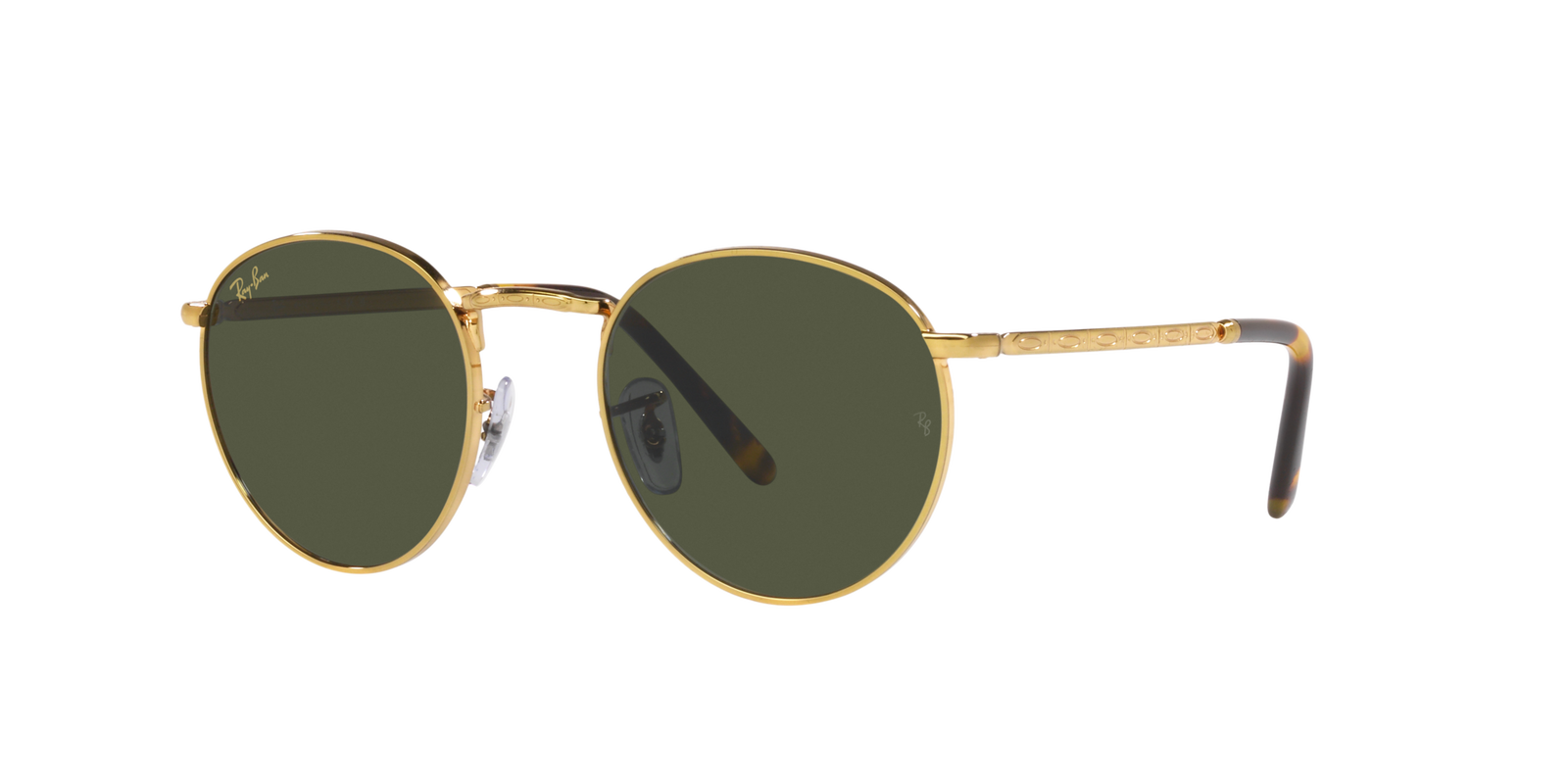 New Round Ray Ban Unisex Sonnenbrille in Gold RB3637 919631 50