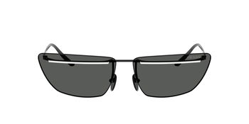 Das Bild zeigt die Prada Sonnenbrille PR C52S in Schwarz von vorne.