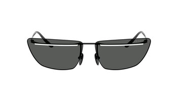 Das Bild zeigt die Prada Sonnenbrille PR C52S in Schwarz von vorne.