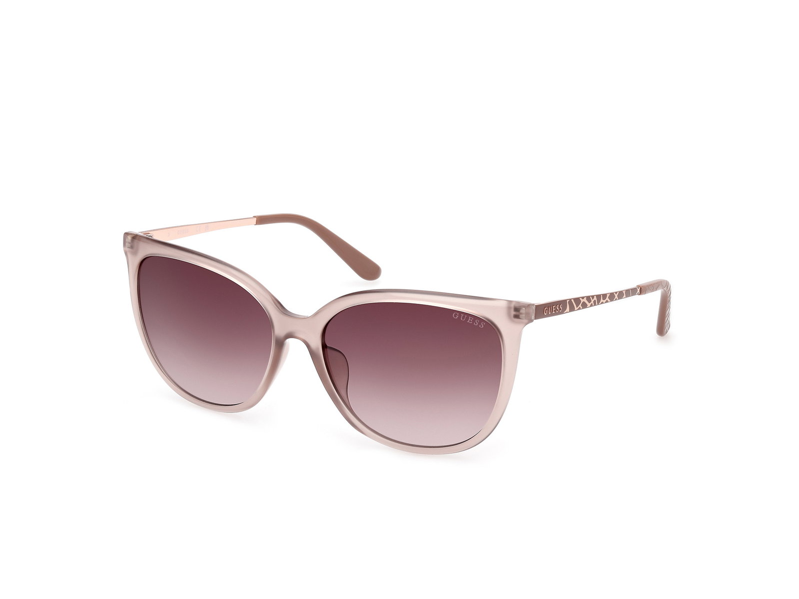 Guess Damen Sonnenbrille Glänzend Beige GU00150-H 57F