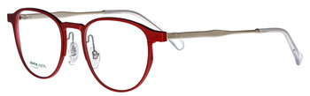 Das Bild zeigt die Brille 149261 von der Marke Abele Optik in rot/matt.