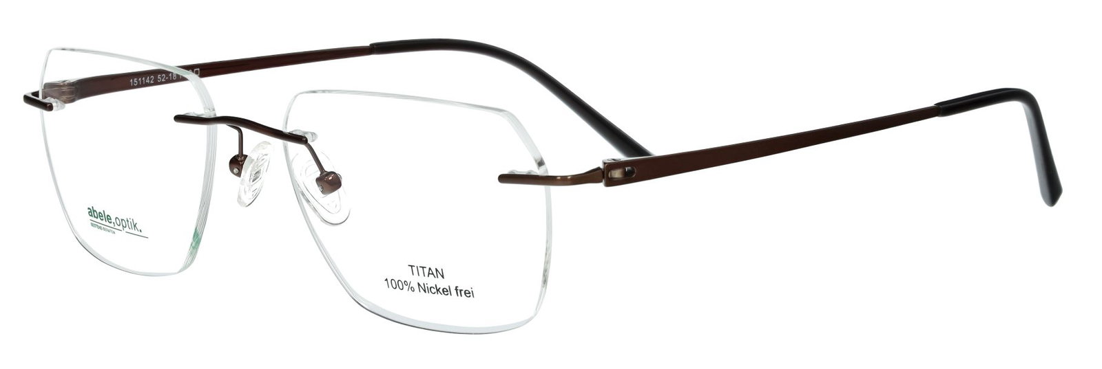 Titanbrille 151142 für Herren in Bronze