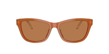 Das Bild zeigt die Sonnenbrille EA4227U 609773 von der Marke Emporio Armani in orange.