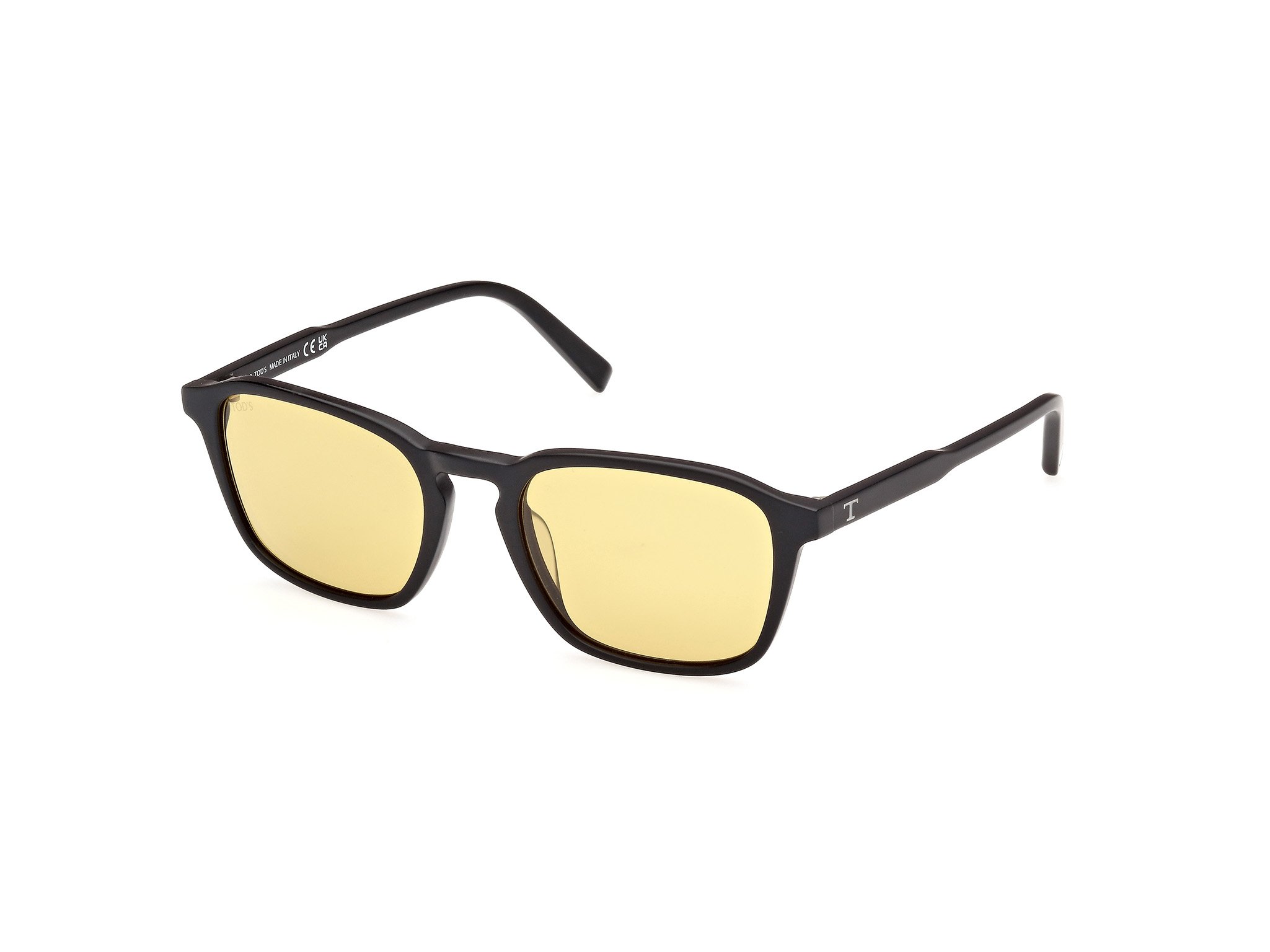 Das Bild zeigt die Sonnenbrille TO0369 02E von der Marke Tod´s in  matt schwarz.