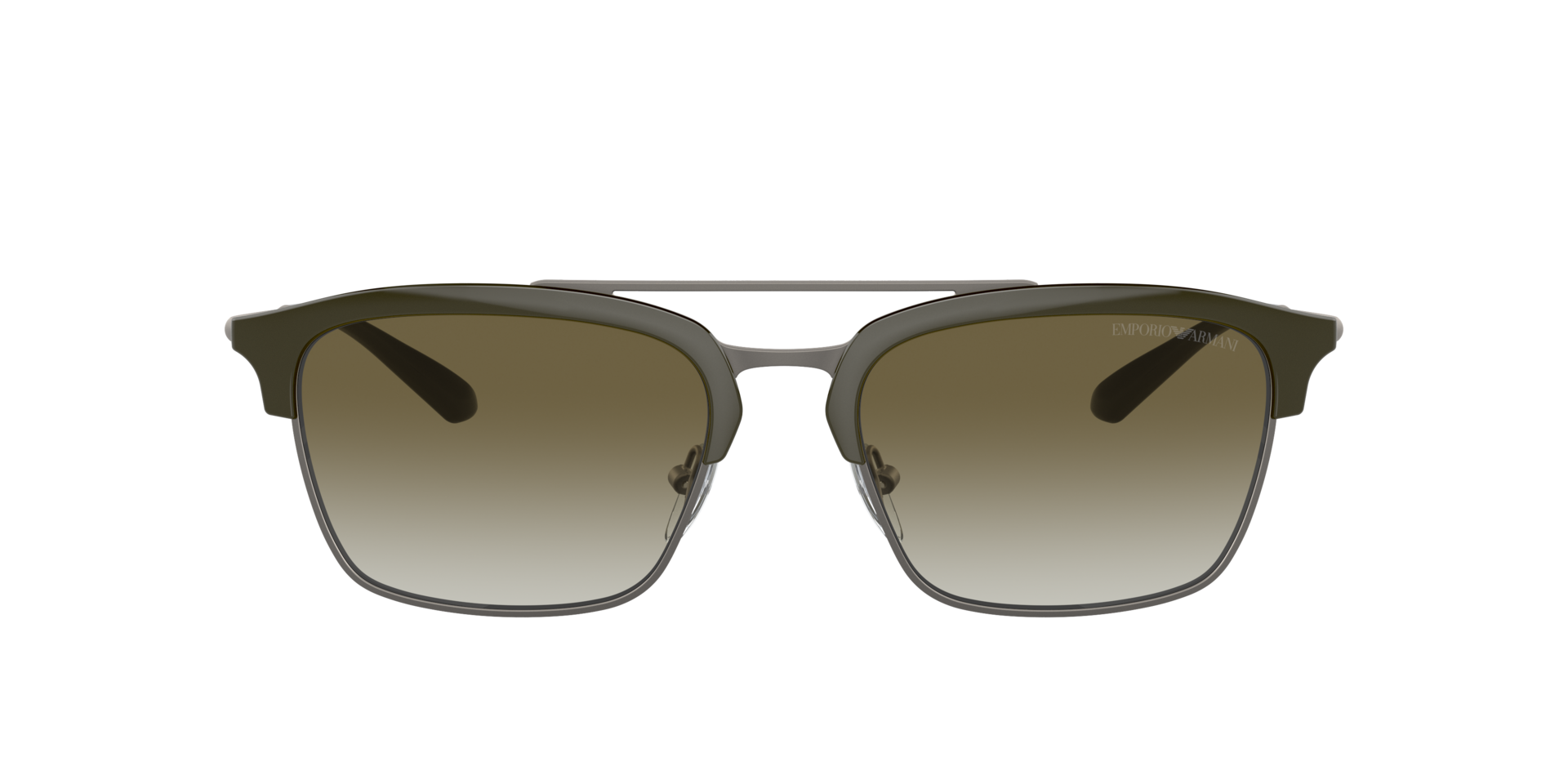Das Bild zeigt die Sonnenbrille EA4228 30038E von der Marke Emporio Armani in grün/gunmetal.