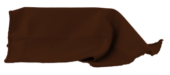 Das Bild zeigt ein entfaltetes braunes Microfasertuch.