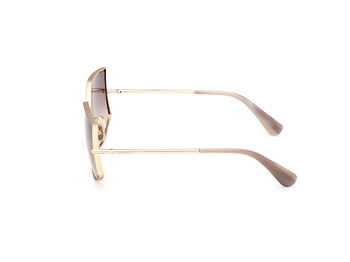 Das Bild zeigt die Sonnenbrille MM0142 von der Marke Max Mara in Blassgold.