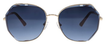 Das Bild zeigt die Sonnenbrille 721871 von der Marke Abele Optik in Gold.