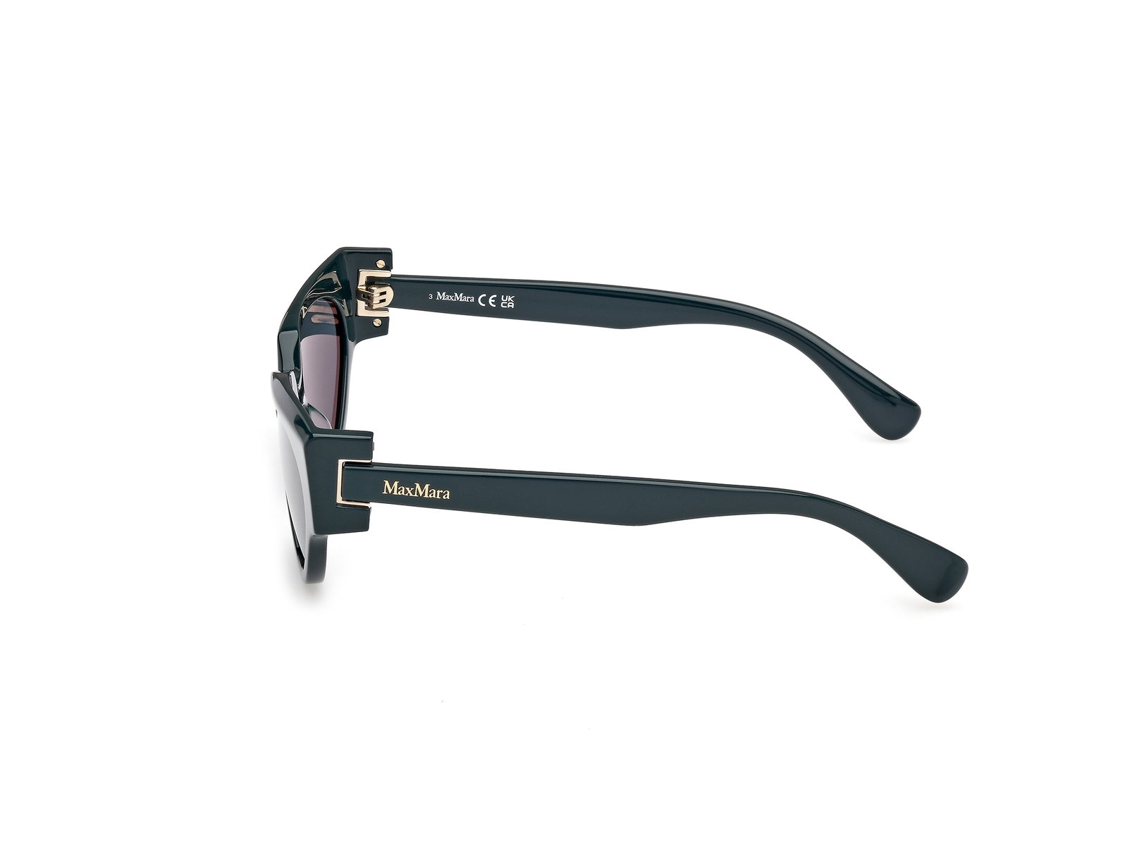 Das Bild zeigt die Sonnenbrille MM0139 von der Marke Max Mara in Schwarz.