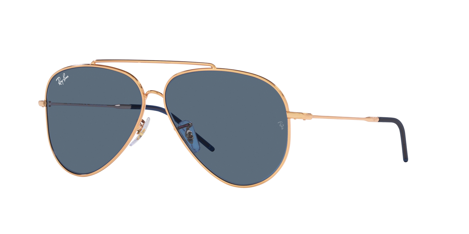 Das Bild zeigt die Sonnenbrille 0101S 92023A von der Marke Ray Ban in  Rotgold.