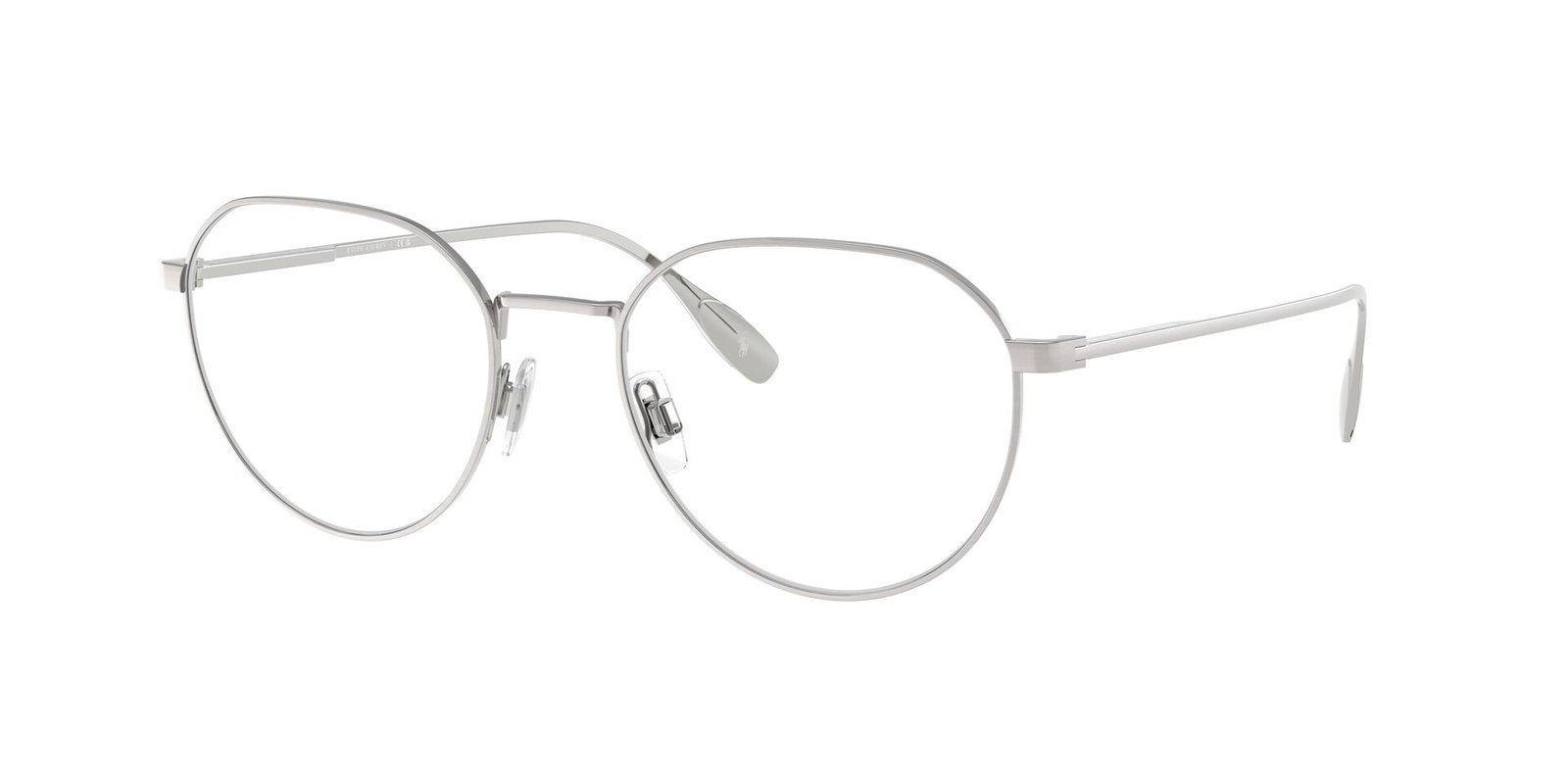 Das Bild zeigt die Korrektionsbrille 123 von der Marke Polo in silber.